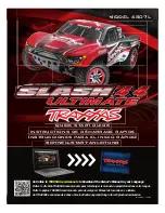 Предварительный просмотр 1 страницы Traxxas Slash 4x4 Ultimate 6807L Quick Start Manual