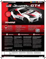 Preview for 6 page of Traxxas SUPRA GT4 Manual