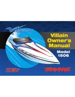 Preview for 1 page of Traxxas Villain 1506 Owner'S Manual