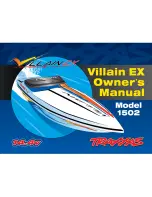 Preview for 1 page of Traxxas Villain EX 1502 Owner'S Manual