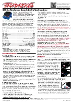 Traxxas VXL-3s Instructions Manual предпросмотр