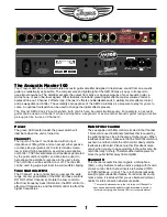 Preview for 3 page of Traynor Acoustic Master AM100 Owner'S Manual