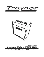 Traynor Custom Valve YCV20WR Owner'S Manual предпросмотр