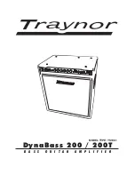 Preview for 1 page of Traynor DYNABASS 200 - Manual