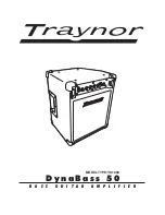 Traynor DYNABASS 50 Manual предпросмотр