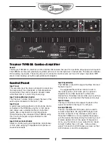 Preview for 3 page of Traynor TVM50A Owner'S Manual