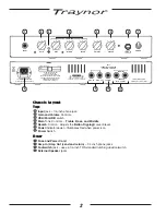 Preview for 4 page of Traynor YGL1 Manual