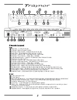 Предварительный просмотр 4 страницы Traynor YS1003 Owner'S Manual