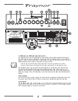 Предварительный просмотр 4 страницы Traynor YS1062 Owner'S Manual