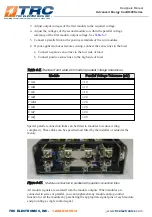 Preview for 68 page of TRC Advanced Energy CoolX 600 Series Designers Manual