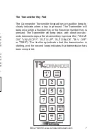 Preview for 7 page of TRC Commander Operation And Installation Manual