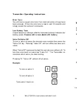 Preview for 8 page of TRC Commander Operation And Installation Manual