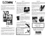 Preview for 1 page of Treasure Cove E-Z Swing Manual