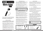 Preview for 1 page of Treasure Cove Vibra-iking 750 Quick Start Manual