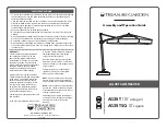 Treasure Garden AG25TSQ Assembly And Operation Manual preview