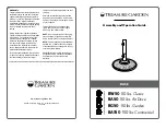 Preview for 1 page of Treasure Garden Classic BW50 Assembly And Operation Manual