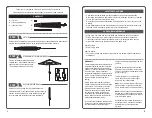 Preview for 3 page of Treasure Garden GLIDE TILT UM970 Assembly And Operation Manual