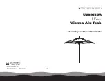 Treasure Garden Vienna Alu Teak Assembly And Operation Manual preview