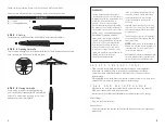 Preview for 3 page of Treasure Garden Vienna Alu Teak Assembly And Operation Manual