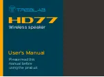 Preview for 1 page of TREBLAB HD77 User Manual