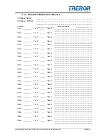 Preview for 15 page of Trebor MAGNUM 620D Operation & Maintenance Manual