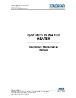 Trebor Q-SERIES Operation & Maintenance Manual preview