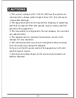 Preview for 13 page of Trebs CC-120 User Manual