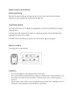 Preview for 5 page of Trebs Comfortcam 99509 Manual