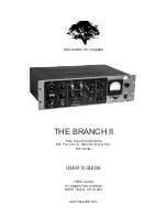 Предварительный просмотр 1 страницы Tree Audio BRANCH II User Manual