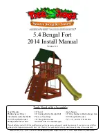 Tree Frogs 5.4 Bengal Fort Install Manual preview