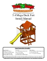 Tree Frogs 5.4 Mega Deck Fort Install Manual preview