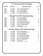 Предварительный просмотр 11 страницы Tree Frogs 7.0 Bengal Fort Double Decker Install Manual