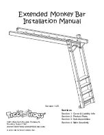 Предварительный просмотр 74 страницы Tree Frogs 7.0 Bengal Fort Double Decker Install Manual