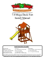 Preview for 1 page of Tree Frogs 7.0 Mega Deck Fort Install Manual