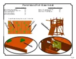 Preview for 49 page of Tree Frogs America's Best Value In Swing Sets Parrot Island Fort Install Manual