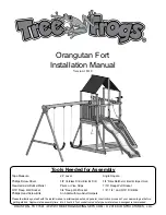 Предварительный просмотр 1 страницы Tree Frogs Orangutan Fort Installation Manual