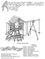 Tree Frogs Parrot Island Fort KSI-306 Assembly Instructions Manual предпросмотр