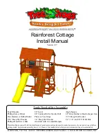 Предварительный просмотр 1 страницы Tree Frogs Rainforest Cottage Install Manual