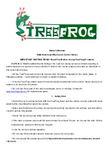 Tree Frogs Ski&Snowboard Series Owner'S Manual preview