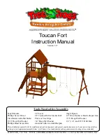 Tree Frogs Toucan Fort Instruction Manual preview