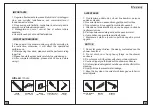 Preview for 3 page of treesse Box ACQUAZZURRA 90 Installation & Operation Manual