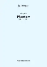 treesse Phantom PR1 Installation Manual preview