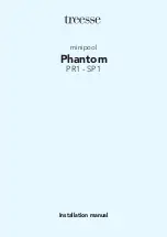 Preview for 1 page of treesse Phantom PR1 Installation Manual