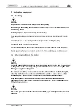 Preview for 15 page of Trejon 120H-HY Instructions For Use And Maintenance Manual