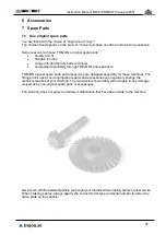 Предварительный просмотр 37 страницы Trejon MULTIFOREST V Series Instruction Manual And Maintenance Directions