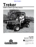 Treker 4220ST Operator'S Manual preview