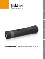 TrekStor Bluetooth MultiSpeaker 4in1 Operating Instructions Manual preview