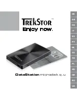 TrekStor DataStation Microdisk Q.U Operating Instructions Manual preview