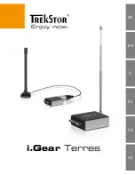 TrekStor i.Gear Terres User Manual preview