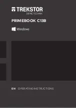 TrekStor PRIMEBOOK C13B Operating Instructions Manual предпросмотр